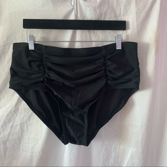 Terra & Sky Other - Terra & Sky Black High Waisted Bikini Bottoms